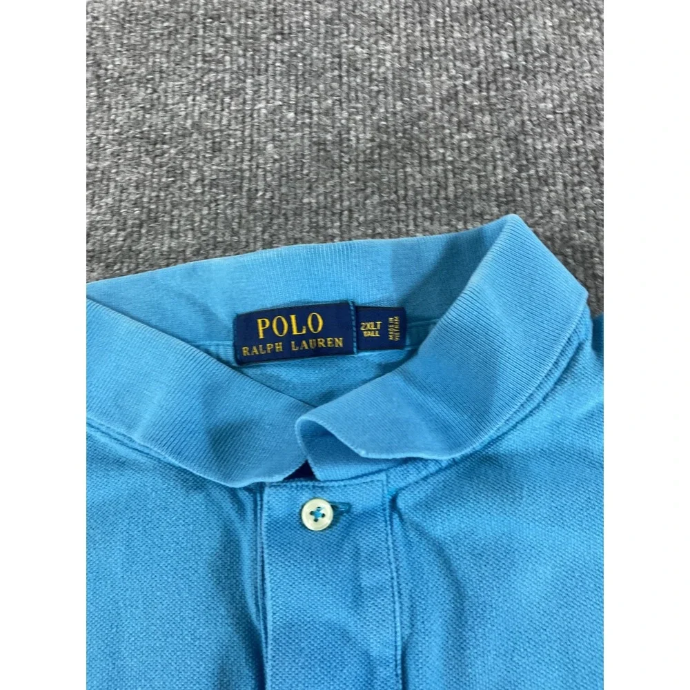 Polo Ralph Lauren Polo Shirt Men's 2XLT Tall Blue Classic Fit Big Tall Polo